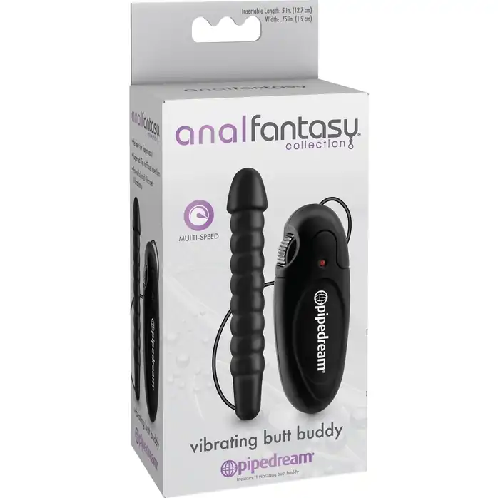 Анальный вибростимулятор с выносным пультом управления - 12,7 см - Anal Fantasy Collection. Фотография 2.