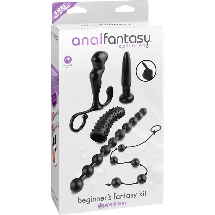 Набор для анального секса из 5 предметов Beginners Fantasy Kit - Anal Fantasy Collection. Фотография 2.