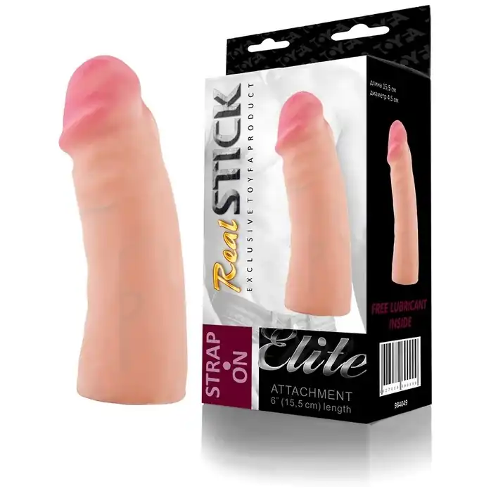 Реалистичный фаллоимитатор-насадка - 15,5 см - RealStick Elite