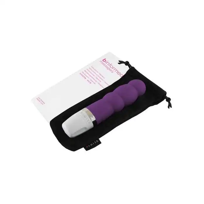 Рельефный массажер bCute Pearl Purple - 11 см. Фотография 3.