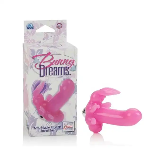 Розовый стимулятор клитора с вибрацией Bunny Dreams. Фотография 3.