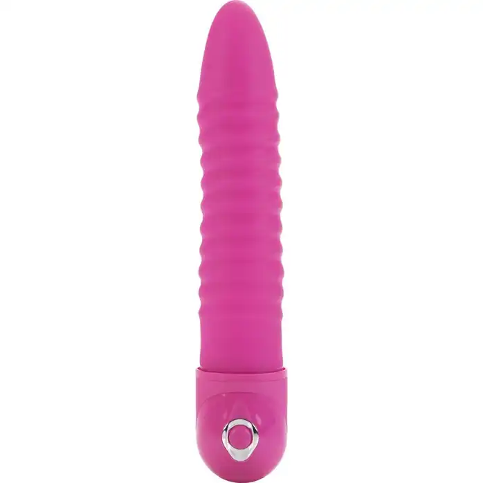 Вибромассажер Power Stud Ribbed Vibes - 17,3 см - Studs