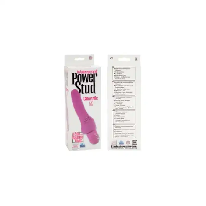 Вибромассажер Power Stud Cliterrific Dongs - 17,3 см - Studs. Фотография 3.