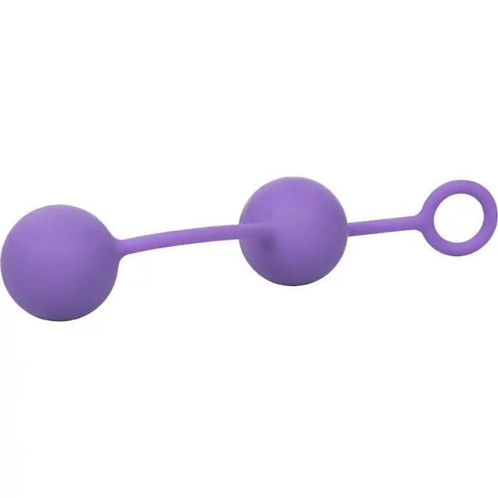 Фиолетовые вагинальные шарики Lia Love Balls - Lia. Фотография 2.
