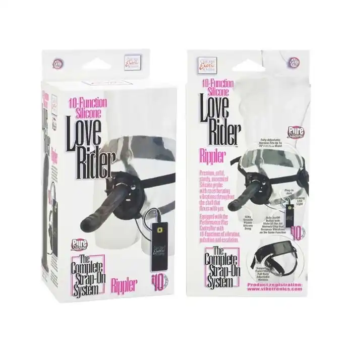 Страпон с вибрацией Love Rider Rippler - 18,5 см - Love Rider. Фотография 3.