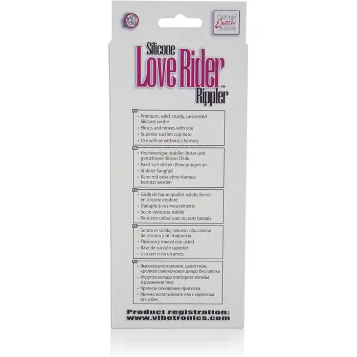 Фаллоимитатор-насадка Rippler на присоске - 18,5 см - Love Rider. Фотография 6.