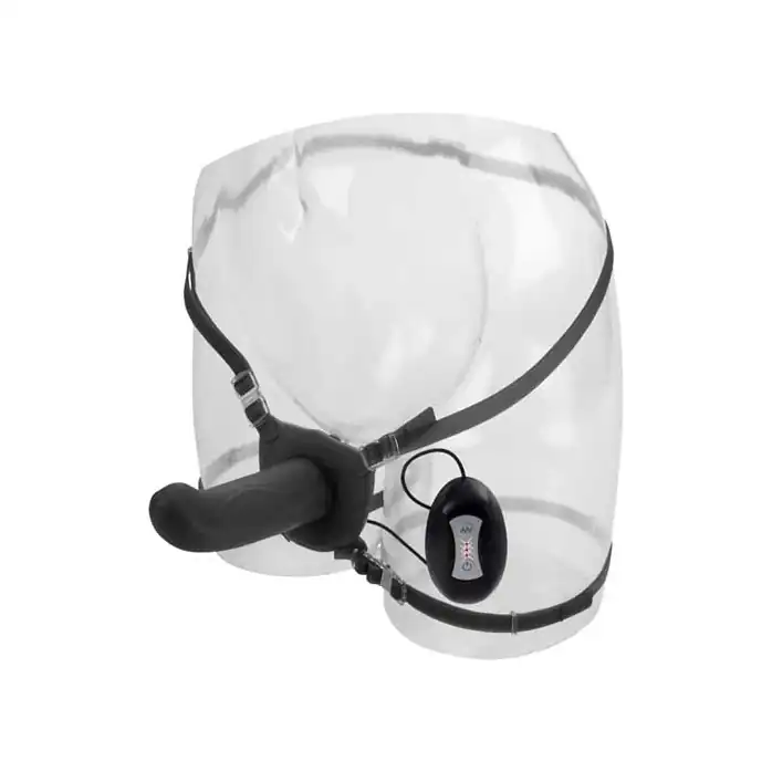 Мужской страпон с вибрацией 7-Function Love Rider Dual Acton Strap On - Love Rider
