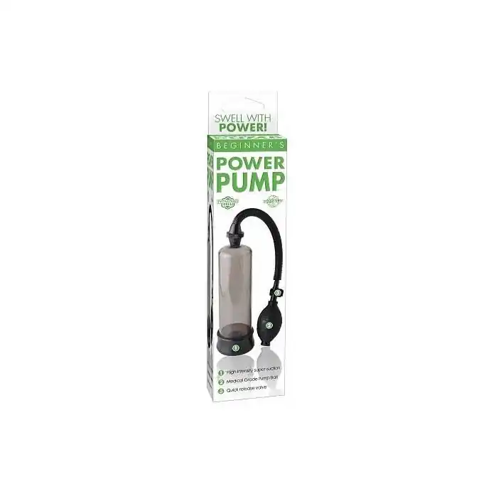 Дымчатая мужская помпа Beginner s Power Pump - Pipedream Products. Фотография 2.