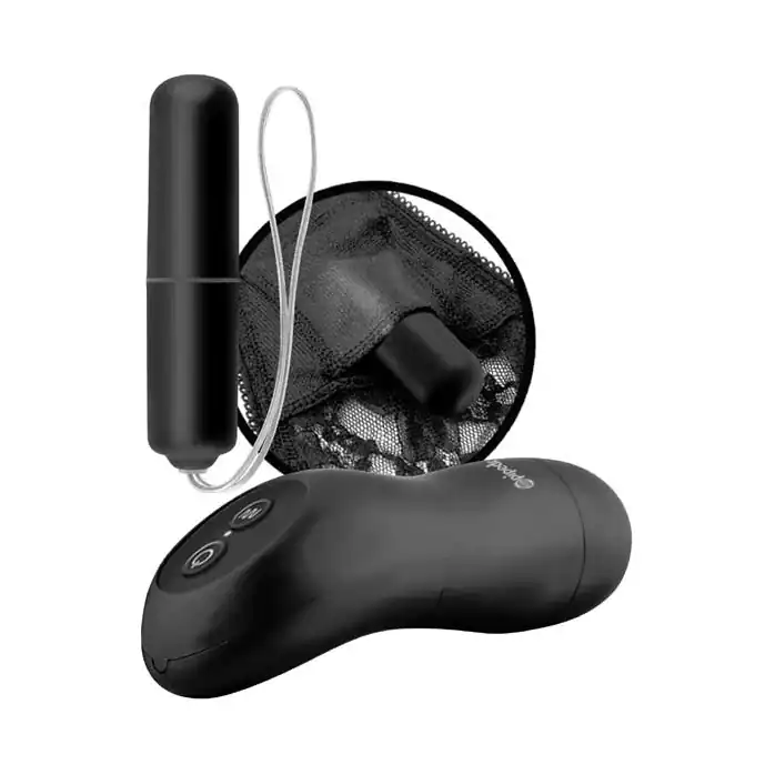 Трусики с силиконовым вибратором Limited Edition Black - Fetish Fantasy Limited Edition