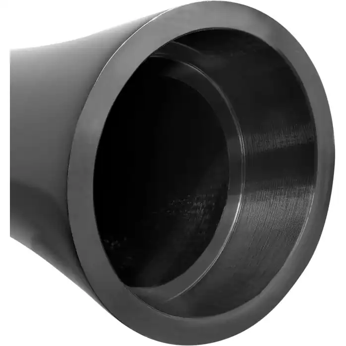 Чёрный алюминиевый вибратор BLACK SMALL - 7,5 см - Pure Aluminium. Фотография 3.