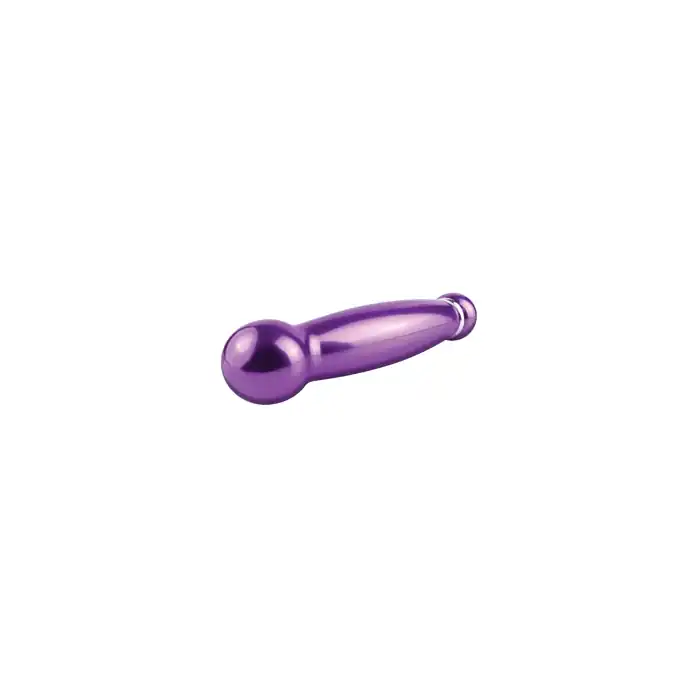 Алюминиевый вибратор PURPLE MEDIUM - 16 см - Pure Aluminium. Фотография 4.