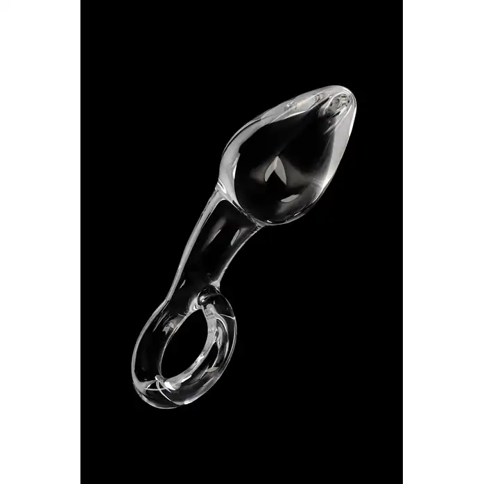 Прозрачная анальная втулка из стекла - 14,5 см - Sexus Glass. Фотография 7.