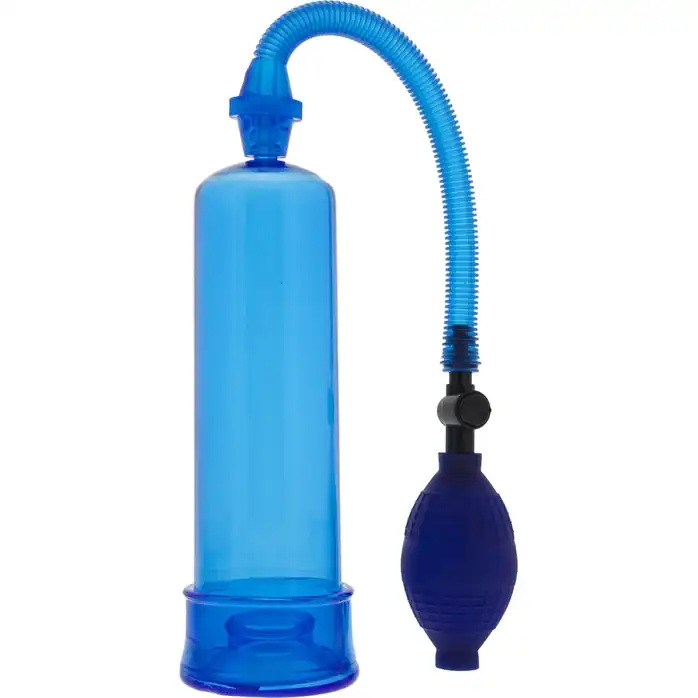 Синяя вакуумная помпа Penis Enlarger - MenzStuff