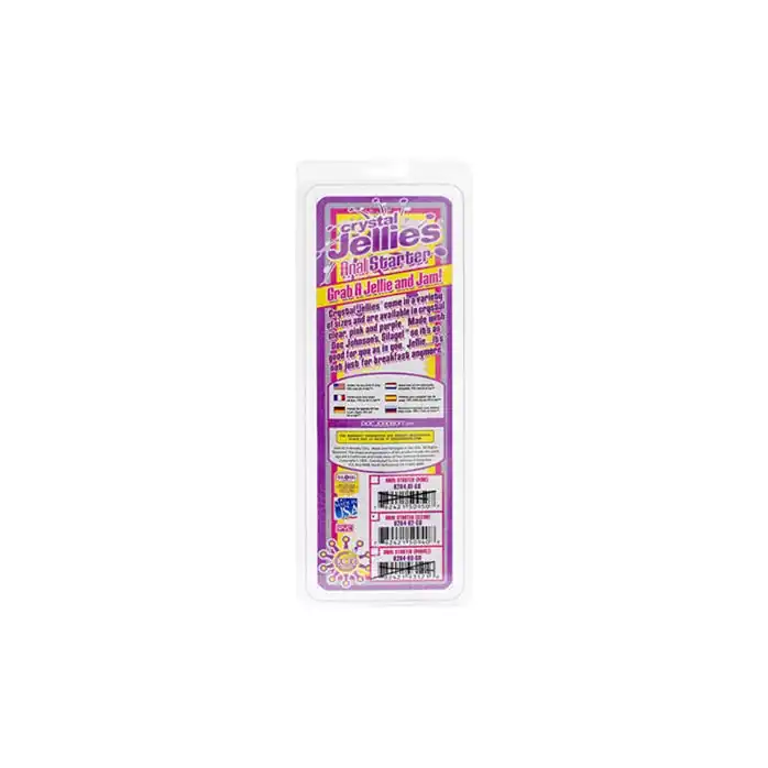 Прозрачный анальный стимулятор Cristal Jellies Anal Starter - 15 см - Crystal Jellies. Фотография 3.