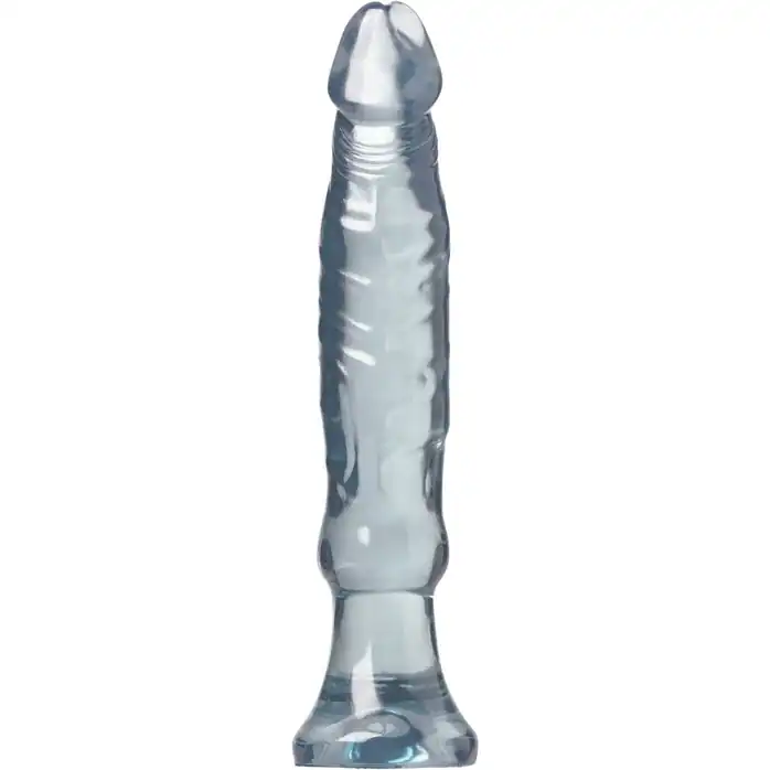Прозрачный анальный стимулятор Cristal Jellies Anal Starter - 15 см - Crystal Jellies
