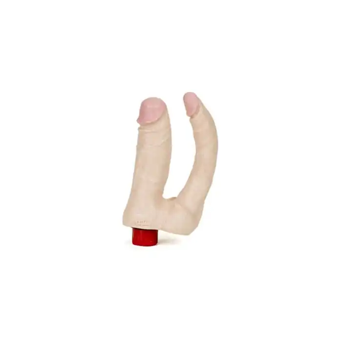 Двухголовый вибромассажер Naturals - 14,5 см - The Naturals. Фотография 3.