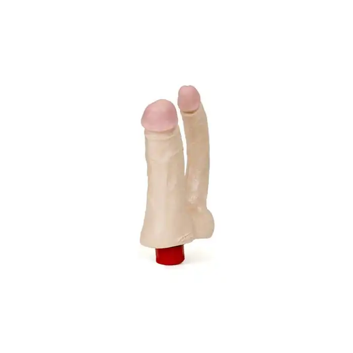 Двухголовый вибромассажер Naturals - 14,5 см - The Naturals. Фотография 4.