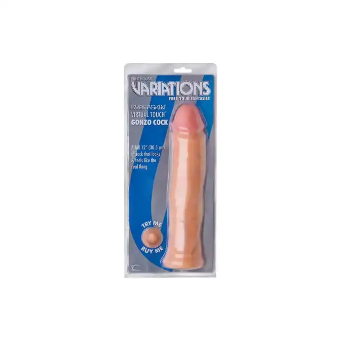 Фаллоимитатор Penthouse VARIATIONS CyberSkin Gonzo Cock телесного цвета - 30 см - Penthouse 