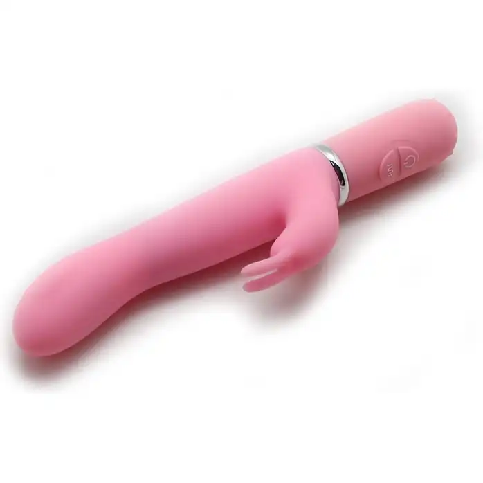 Розовый вибростимулятор 10 Function G Spot Rabbit - 21,5 см. Фотография 4.