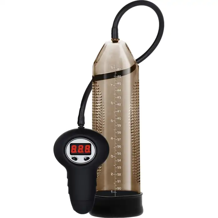 Дымчатая мужская автоматическая помпа Apollo Automatic Power Pump - Apollo