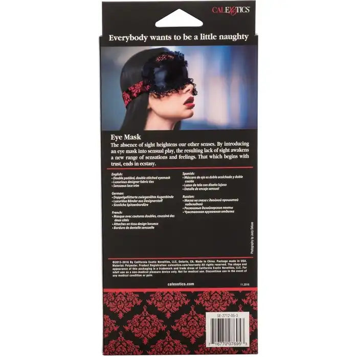 Атласная маска на глаза Scandal Eye Mask - Scandal. Фотография 9.