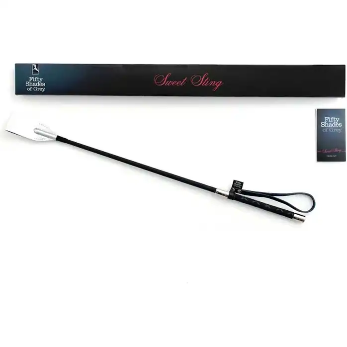 Серебристый стек Riding Crop - 59 см - Fifty Shades of Grey. Фотография 2.