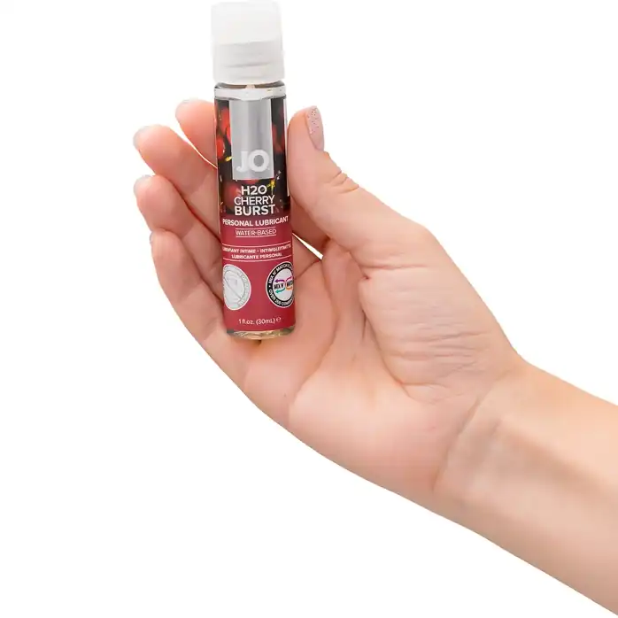 Ароматизированный лубрикант JO Flavored Cherry - 30 мл - JO H2O Flavors. Фотография 3.