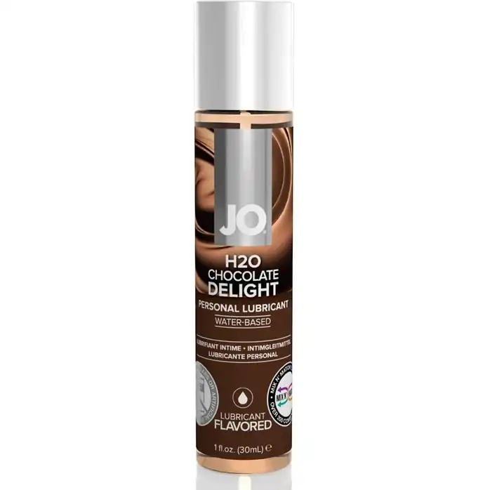 Ароматизированный лубрикант JO Flavored Chocolate Delight - 30 мл - JO H2O Flavors