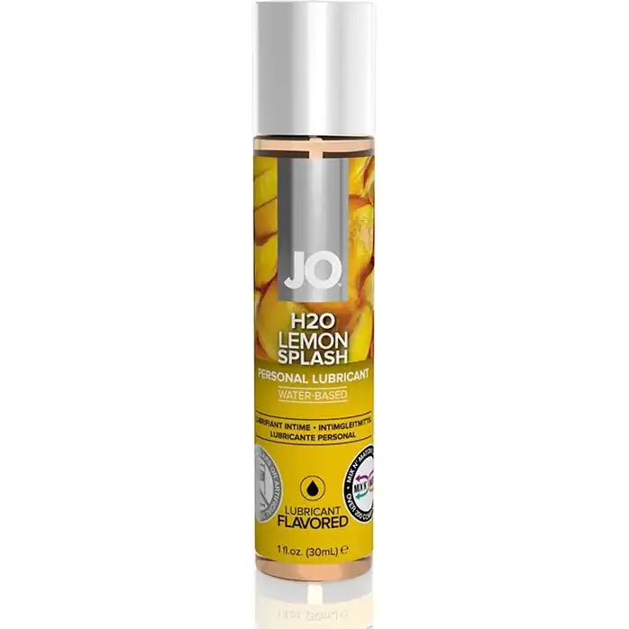 Лубрикант с ароматом лимона JO Flavored Lemon Splash - 30 мл - JO H2O Flavors