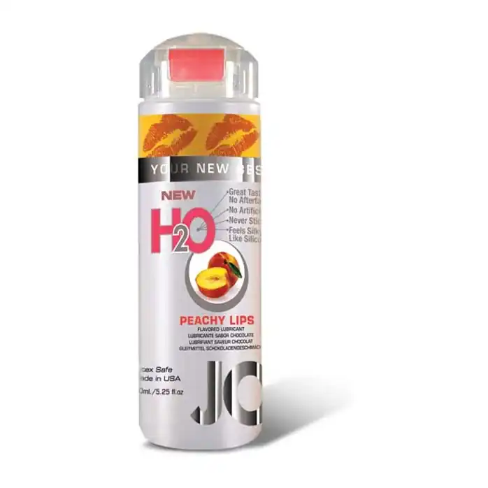 Лубрикант на водной основе с ароматом персика JO Flavored Peachy Lips - 150 мл