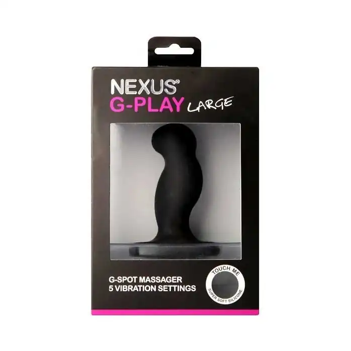 Стимулятор простаты Nexus G-Play Large Black с вибрацией - 10 см. Фотография 3.