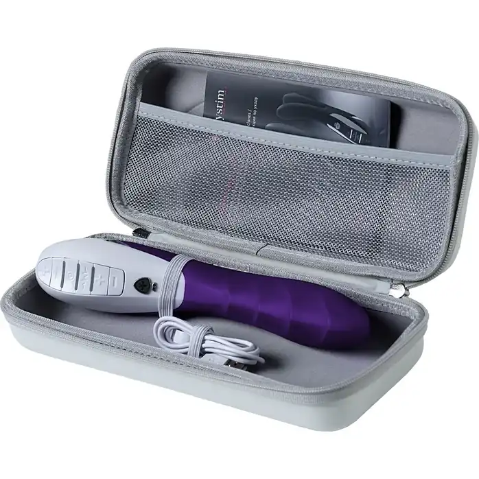Фиолетовый вибратор Mystim Sassy Simon - 27 см. Фотография 7.