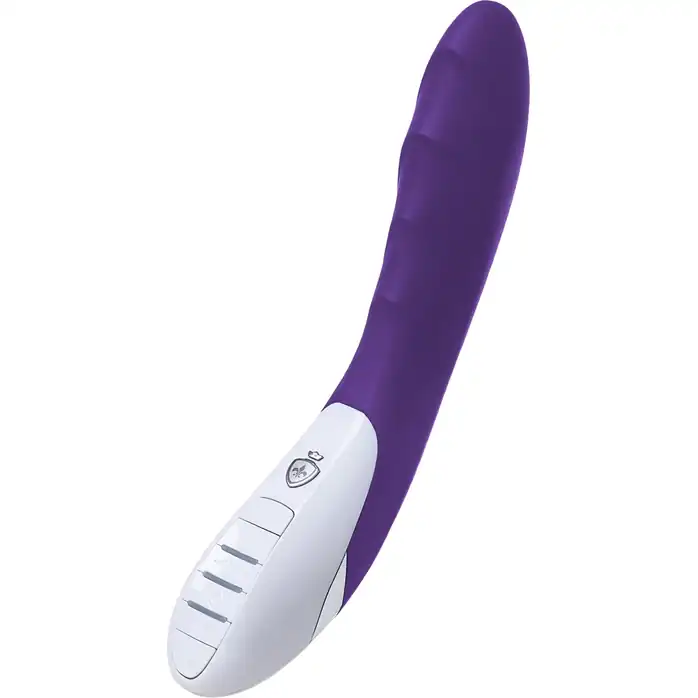 Фиолетовый вибратор Mystim Sassy Simon - 27 см