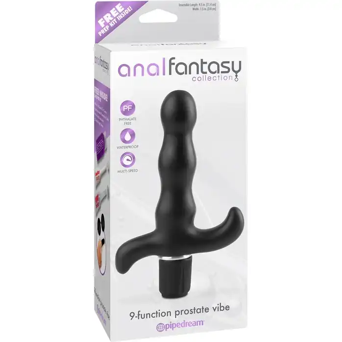 Вибромассажер простаты 9-Function Prostate Vibe - 20 см - Anal Fantasy Collection. Фотография 3.