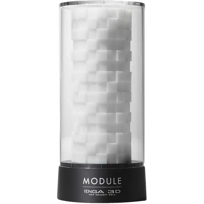 Белый 3D мастурбатор MODULE - TENGA 3D Series. Фотография 2.