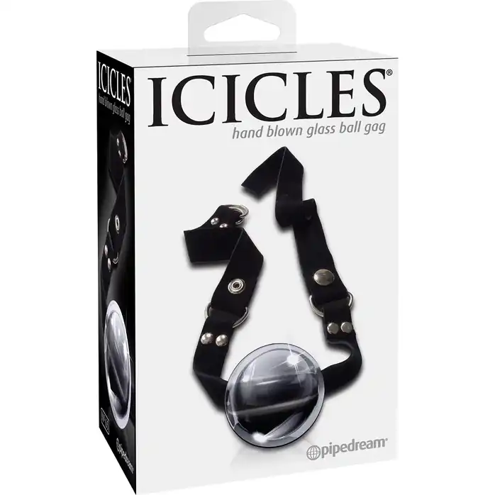 Стеклянный кляп-шарик - Icicles. Фотография 3.