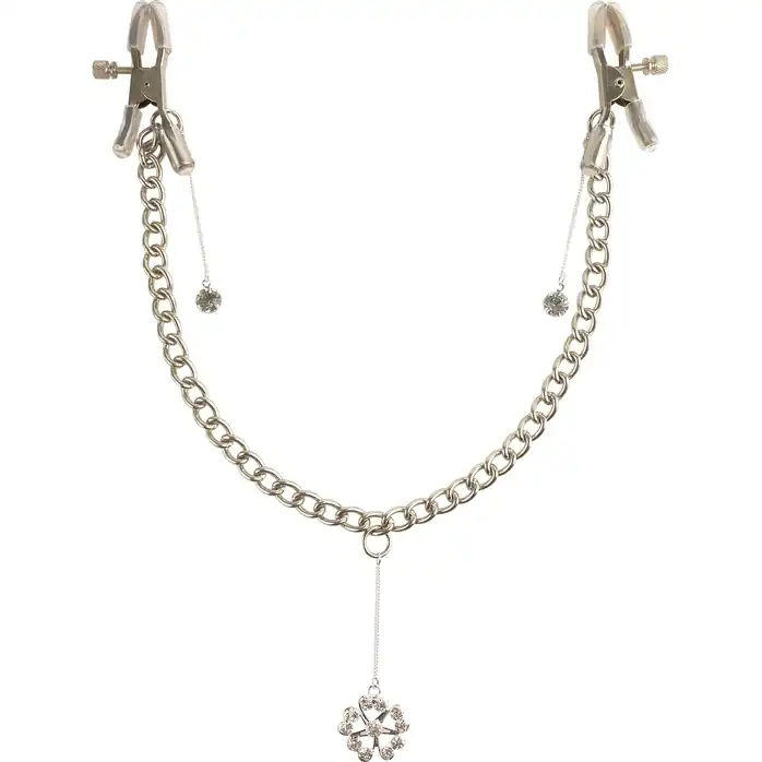 Зажимы на соски Crystal Nipple Clamps - Fetish Fantasy Series