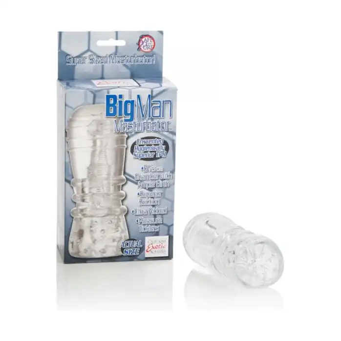 Прозрачный мастурбатор Big Man Masturbator