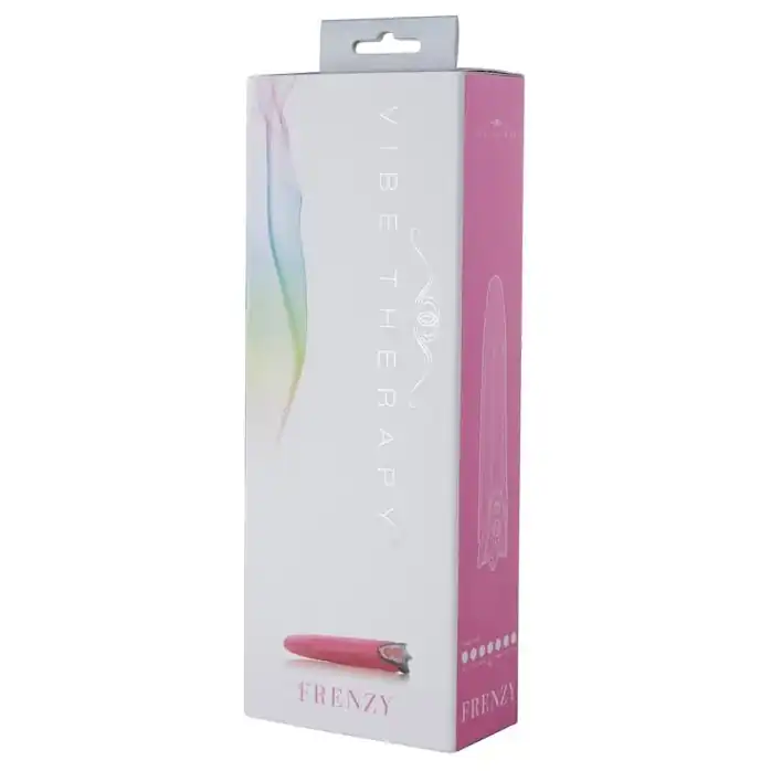 Чёрный вибратор VIBE THERAPY FRENZY из силикона - 18 см. Фотография 2.