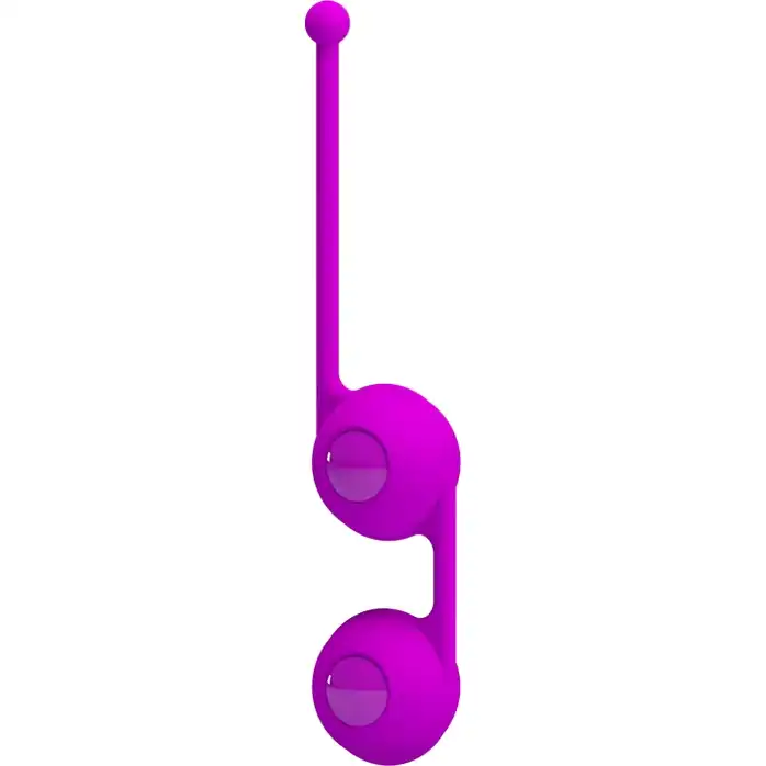 Лиловые вагинальные шарики Kegel Tighten Up III - Pretty Love