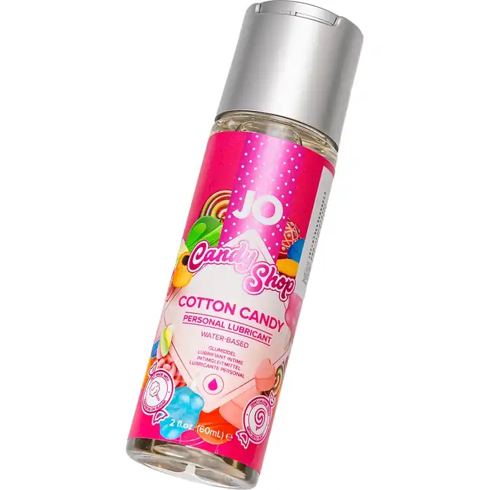 Смазка на водной основе Candy Shop Cotton Candy с ароматом сладкой ваты - 60 мл - JO Candy Shop. Фотография 4.