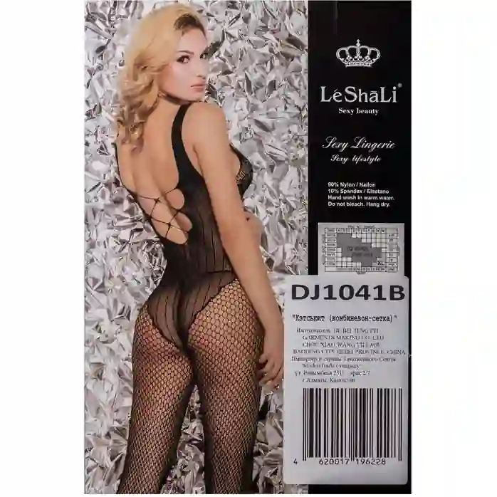 Пикантный кэтсьюит с имитацией ажурного боди - LeShaLi. Фотография 2.