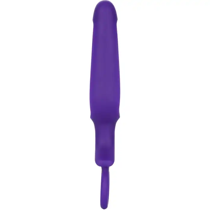 Фиолетовая силиконовая пробка с прорезью Silicone Groove Probe - 10,25 см - Booty Call. Фотография 3.