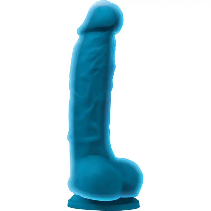 Голубой фаллоимитатор с двойным слоем Dual Density 5 - 17,8 см - Colours