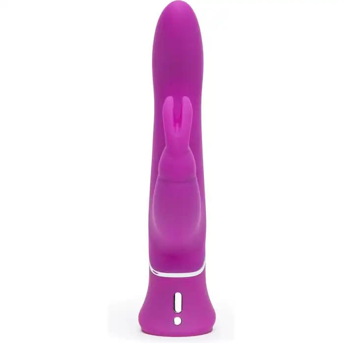 Лиловый вибратор-кролик Curve Rechargeable Rabbit Vibrator - 25,4 см. Фотография 2.