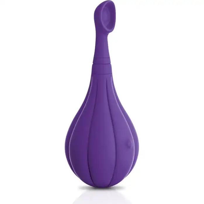 Фиолетовый вибростимулятор Focus Sonic Vibrator с 3 насадками - JIMMYJANE. Фотография 3.