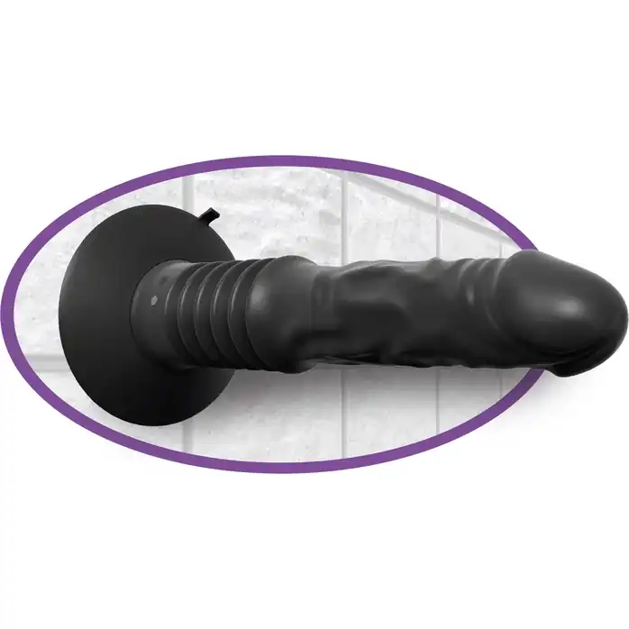 Анальный вибростимулятор Vibrating Ass Fucker с поступательными движениями - Anal Fantasy Elite Collection. Фотография 3.