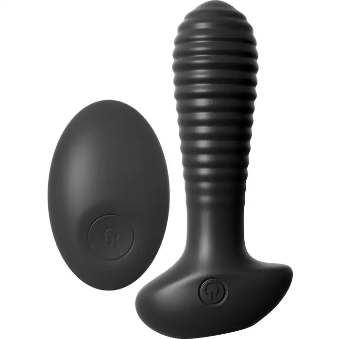 Анальный вибромассажер на пульте ДУ Remote Control Anal Teaser - 11,9 см - Anal Fantasy Elite Collection. Фотография 2.