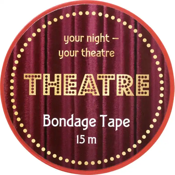 Красный бондажный скотч TOYFA Theatre - 15 м - Theatre. Фотография 4.