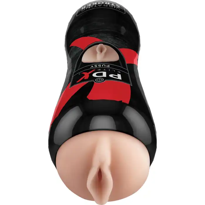 Мастурбатор-вагина Vibrating Pussy Stroker с вибрацией - PDX Elite